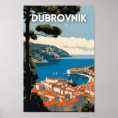 Dubrovnik Kroatië Reizen Poster (Voorkant)
