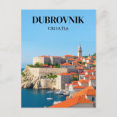 Dubrovnik, Kroatië Reizen Vintage Briefkaart (Voorkant)
