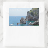 Dubrovnik Kroatië Rocks Holiday Rechthoekige Sticker (Tas)