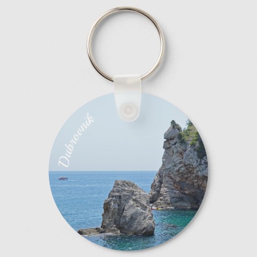 Dubrovnik Kroatië Rocks Holiday Sleutelhanger (Voorkant)