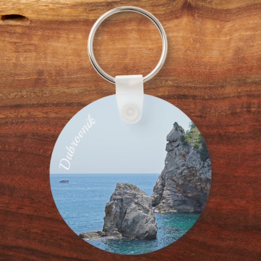 Dubrovnik Kroatië Rocks Holiday Sleutelhanger (Voorkant)