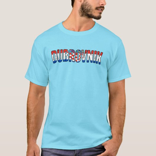 Dubrovnik Kroatië T-shirt (Voorkant)