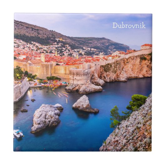 Dubrovnik Kroatië Tegeltje (Voorkant)