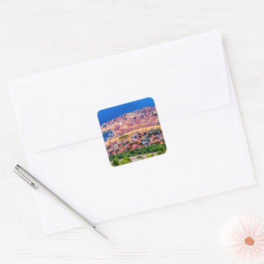 Dubrovnik Kroatië Vierkante Sticker (Envelop)