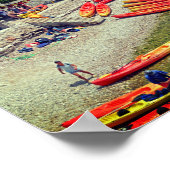 Dubrovnik Kroatië West Wall Holiday Poster (Hoek)