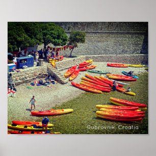 Dubrovnik Kroatië West Wall Holiday Poster