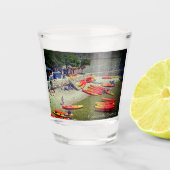 Dubrovnik Kroatië West Wall Holiday Souvenir Shot Glas (Voorkant)