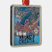 Dubrovnik Metalen Ornament (Rechts)