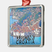 Dubrovnik Metalen Ornament (Links)