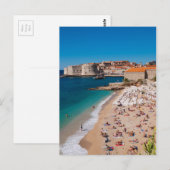 Dubrovnik Old Town and Banje Beach Briefkaart (Voorkant / Achterkant)