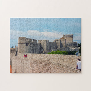 Dubrovnik Old Town walls - Dalmatia, Kroatië Legpuzzel