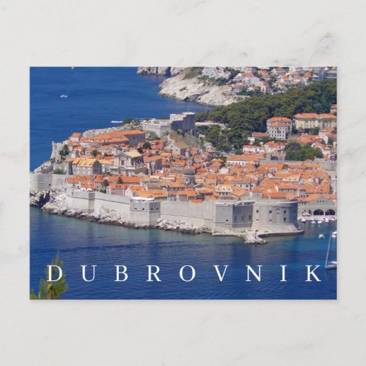 Dubrovnik panorama-ansicht ansichtkaart briefkaart (Voorkant)