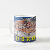 Dubrovnik panoramisch uitzicht mok (Voorkant links)