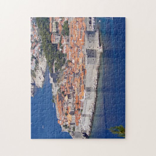 Dubrovnik panoramisch uitzicht puzzel legpuzzel (Verticaal)