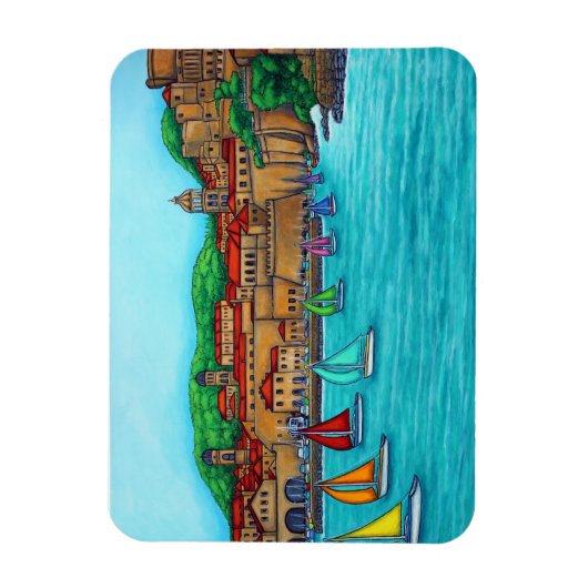 Dubrovnik Regatta Magnet van Lisa Lorenz Magneet (Verticaal)
