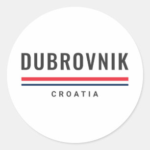 Dubrovnik Stad Kroatië Ronde Sticker