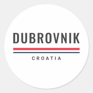Dubrovnik Stad Kroatië Ronde Sticker
