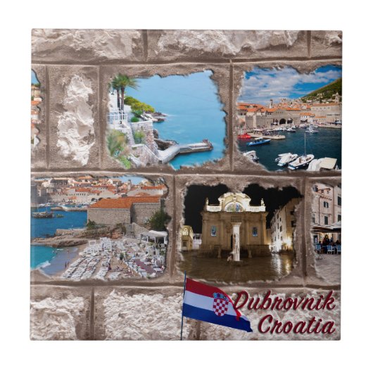 Dubrovnik Tegeltje (Voorkant)