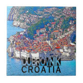 Dubrovnik Tegeltje (Voorkant)