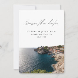 Dubrovnik Trouwen Save the Date Kroatië Trouwen Kaart