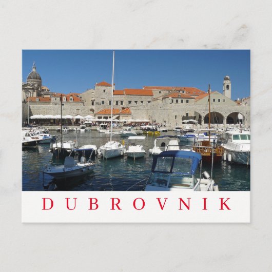 Dubrovnik uitzicht briefkaart (Voorkant)