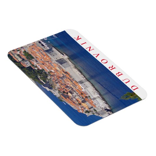 Dubrovnik uitzicht koelkast magneet (Rechterzijde)