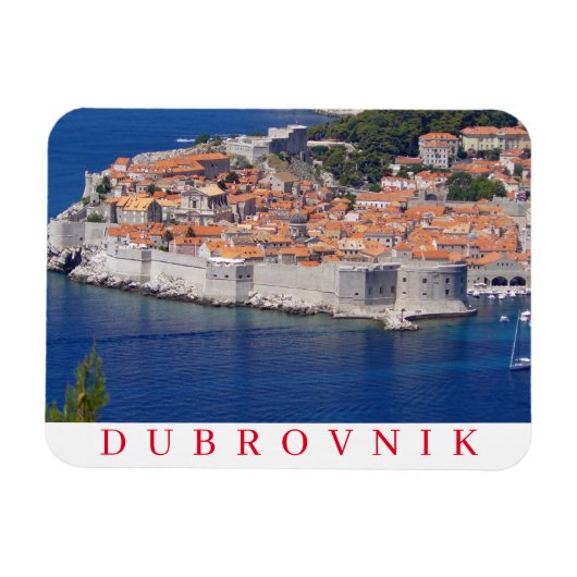 Dubrovnik uitzicht koelkast magneet (Horizontaal)