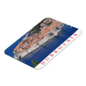 Dubrovnik uitzicht koelkast magneet (Linkerzijde)