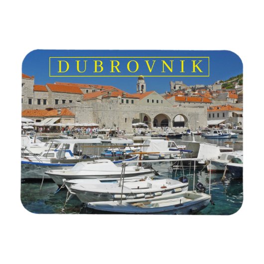 Dubrovnik uitzicht koelkast magneet (Horizontaal)