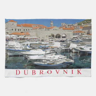 Dubrovnik uitzicht theedoeken