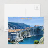 Dubrovnik's oude stad briefkaart (Voorkant / Achterkant)