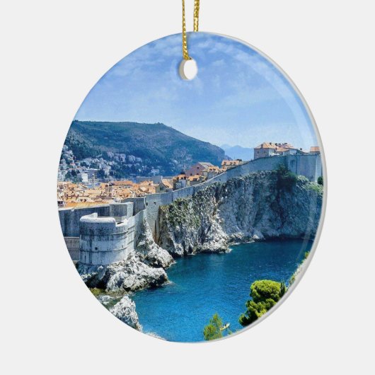 Dubrovnik's oude stad keramisch ornament (Links)