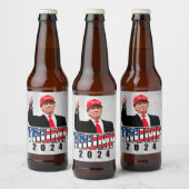 Dubs Up Donald Trump 2024 Bier Etiket (Flessen)