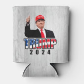 Dubs Up Donald Trump 2024 Blikjeskoeler (Voorkant)