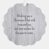 Dubs Up Donald Trump 2024 Ornament Kaart (Achterkant)