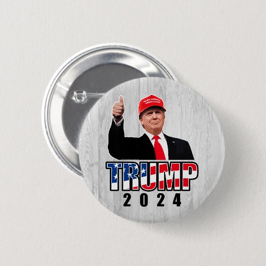 Dubs Up Donald Trump 2024 Ronde Button 5,7 Cm (Voorkant /achterkant)