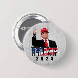 Dubs Up Donald Trump 2024 Ronde Button 5,7 Cm