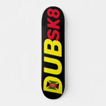 DUBSK8 JMT Skateboard, 7 ¾ inch deck