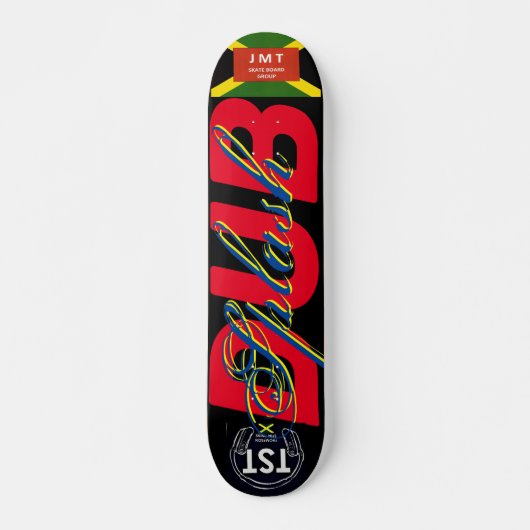 DUBSPLASH JMT Skateboard, 7 ¾ inch deck Persoonlijk Skateboard (Voorkant)