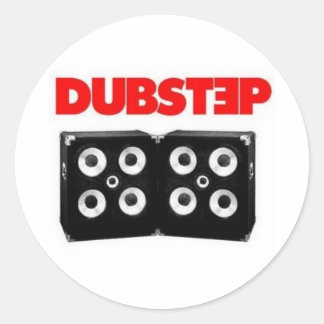 Dubstap Ronde Sticker