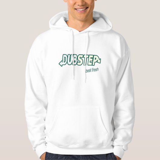 DUBSTEP Beat Fresh parody Hoodie (Voorkant)