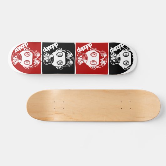 Dubstep Brushed Quadrant Board Skateboard (Horizontaal)