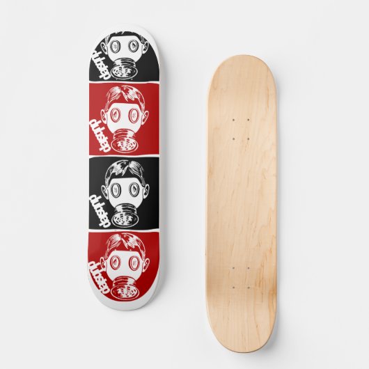 Dubstep Brushed Quadrant Board Skateboard (Voorkant)