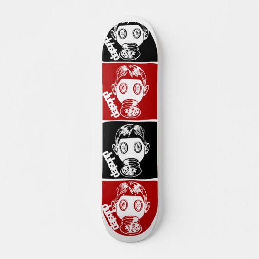 Dubstep Brushed Quadrant Board Skateboard (Voorkant)