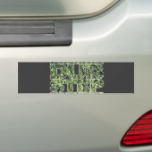 DUBSTEP Buds Dubstep-muziek Bumpersticker (Op auto)