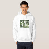 DUBSTEP Buds Dubstep-muziek Hoodie (Voorkant volledig)