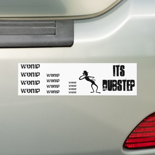 dubstep bumper sticker (Op auto)