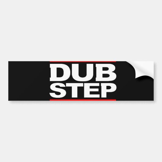 DUBSTEP BUMPERSTICKER (Voorkant)