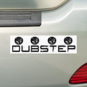 Dubstep Bumpersticker (Op auto)
