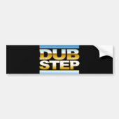 DUBSTEP-chrome logo Bumpersticker (Voorkant)